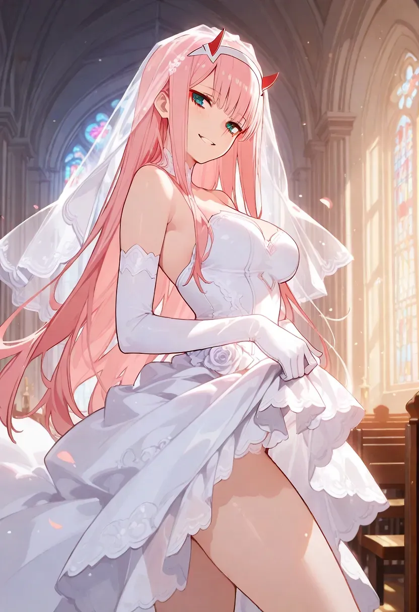 zero two (darling in the franx... by wesley33 — Zero Two AI art