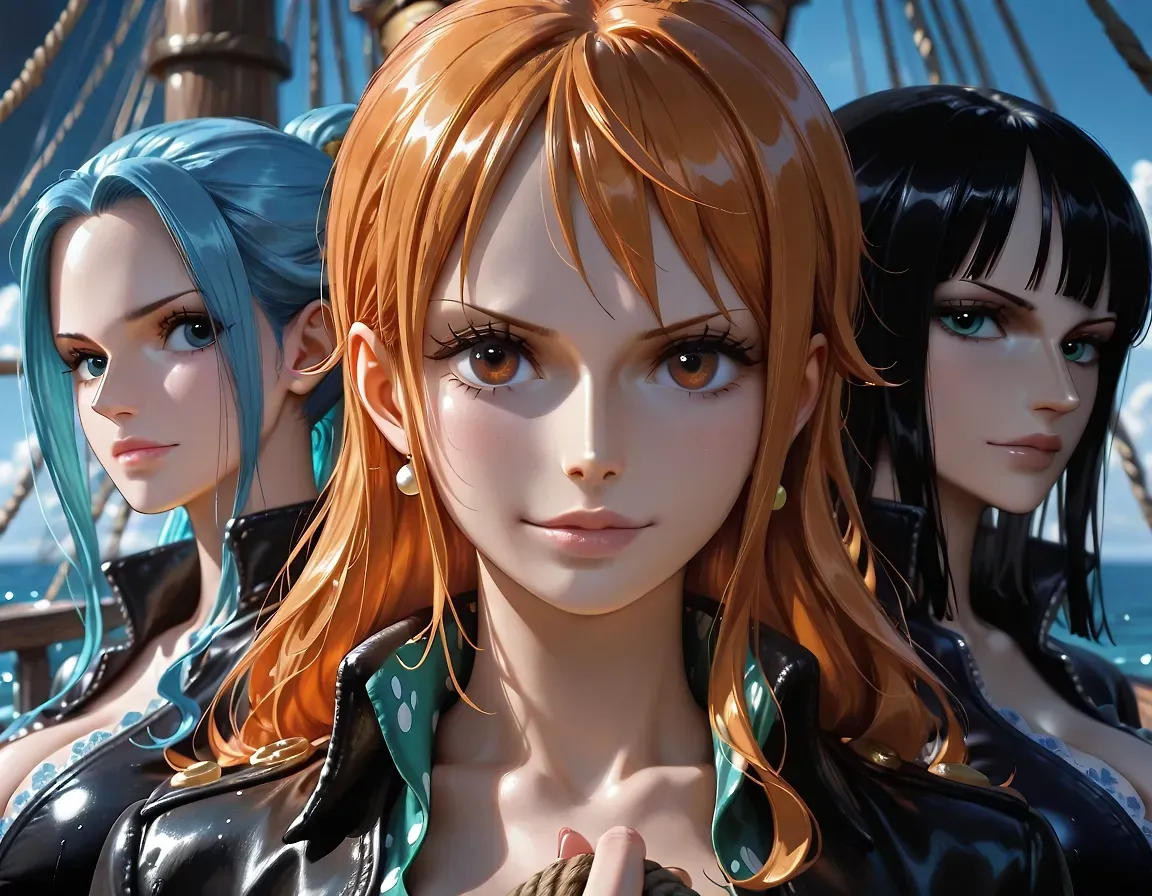 Getting One Piece. — Nico Robin AI art