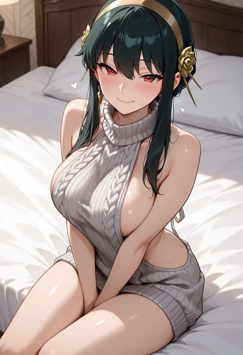 Yor Briar, virgin killer sweat... by nekozzie — Yor Forger AI art