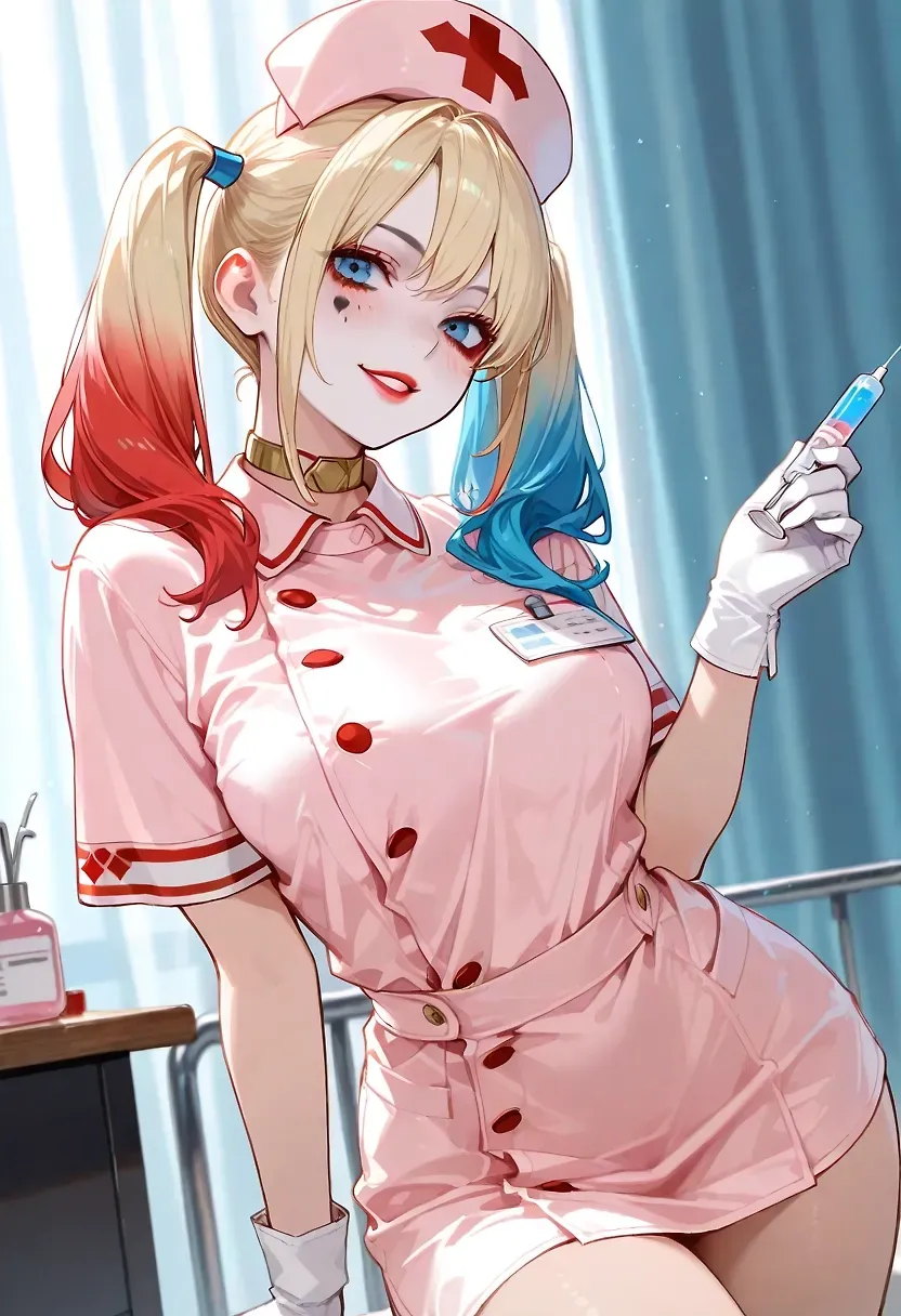 harley quinn, nurse clothing,  by wesley33 — Harley Quinn AI art