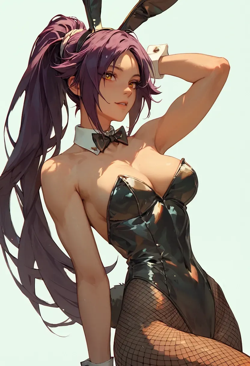 shihouin yoruichi, bunny costu... by wesley33