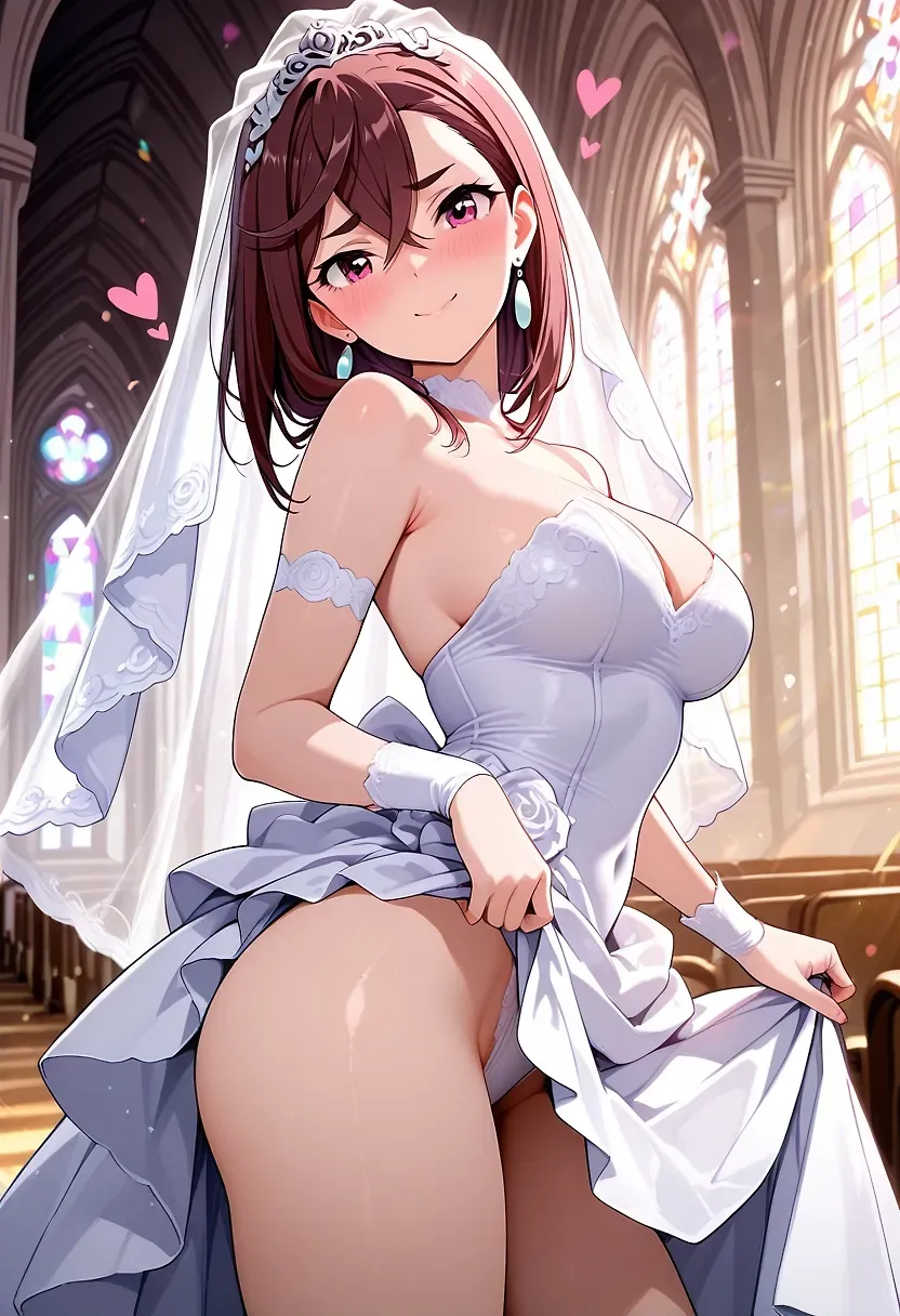 ayase momo , loving aura, wedd... by wesley33 — Momo Yaoyorozu AI art