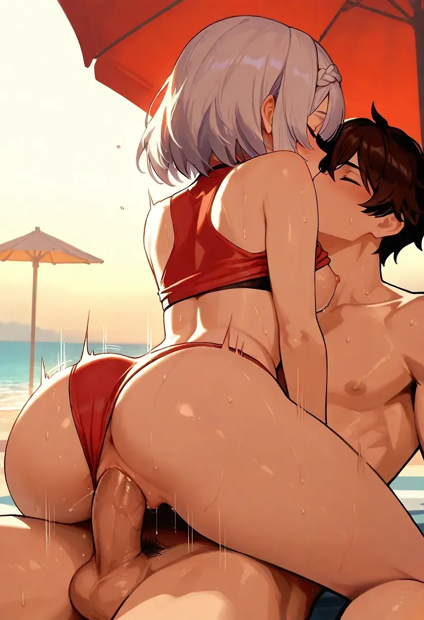 You can't handle Noelle sitting on you?... Noelle (Genshin Impact).
